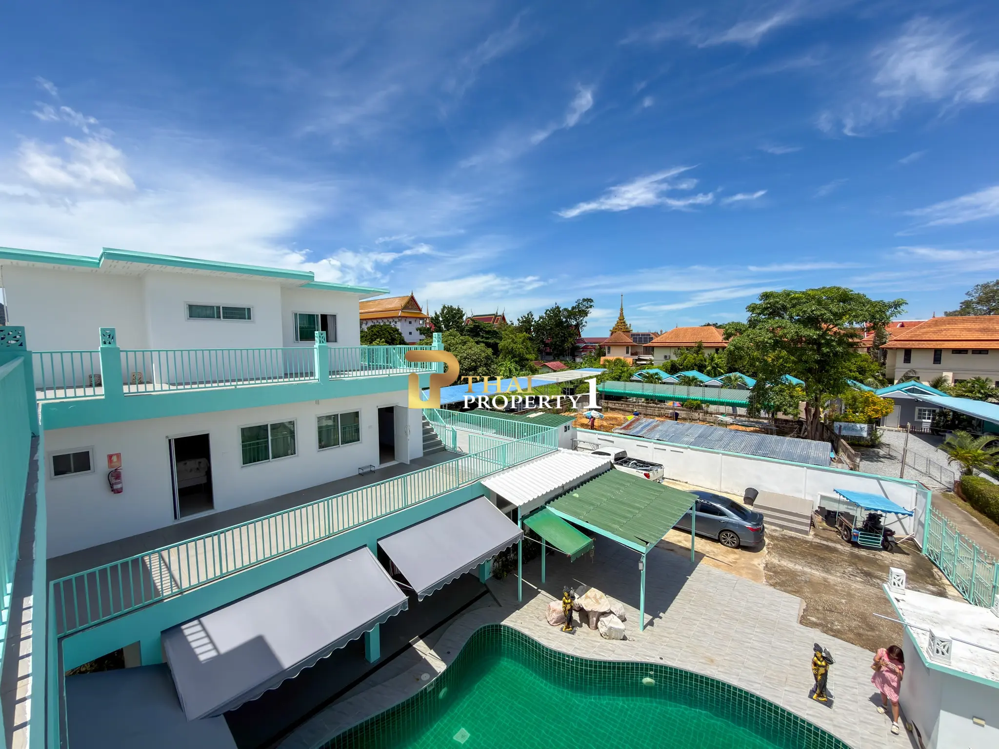 3-Storey City View Pool Villa for Sale – Near Bangsaray Beach, Pattaya