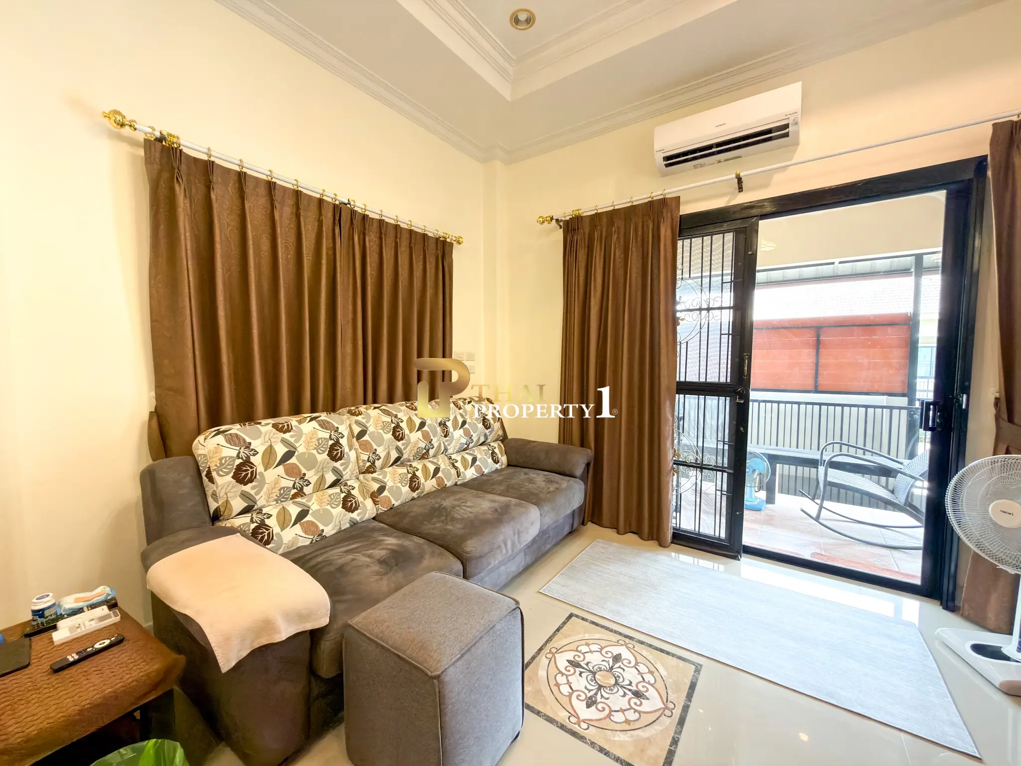 Hilltop Detached House for Sale near Bang Saray Beach, Navy House 41, No Flood, Ready to Move In