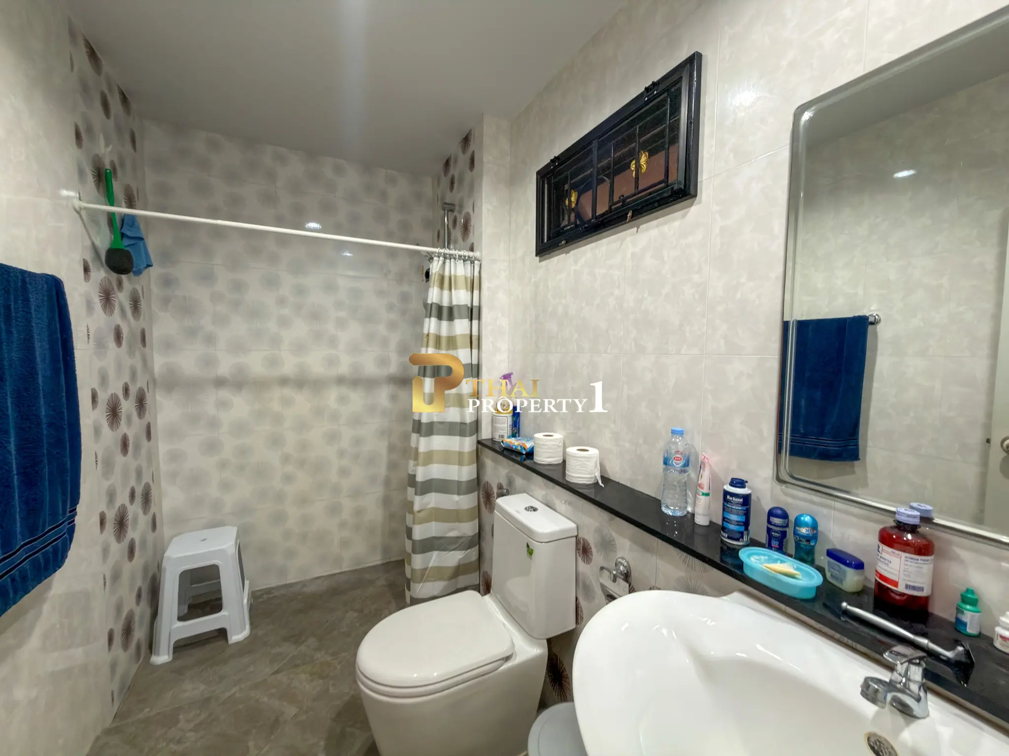 Hilltop Detached House for Sale near Bang Saray Beach, Navy House 41, No Flood, Ready to Move In