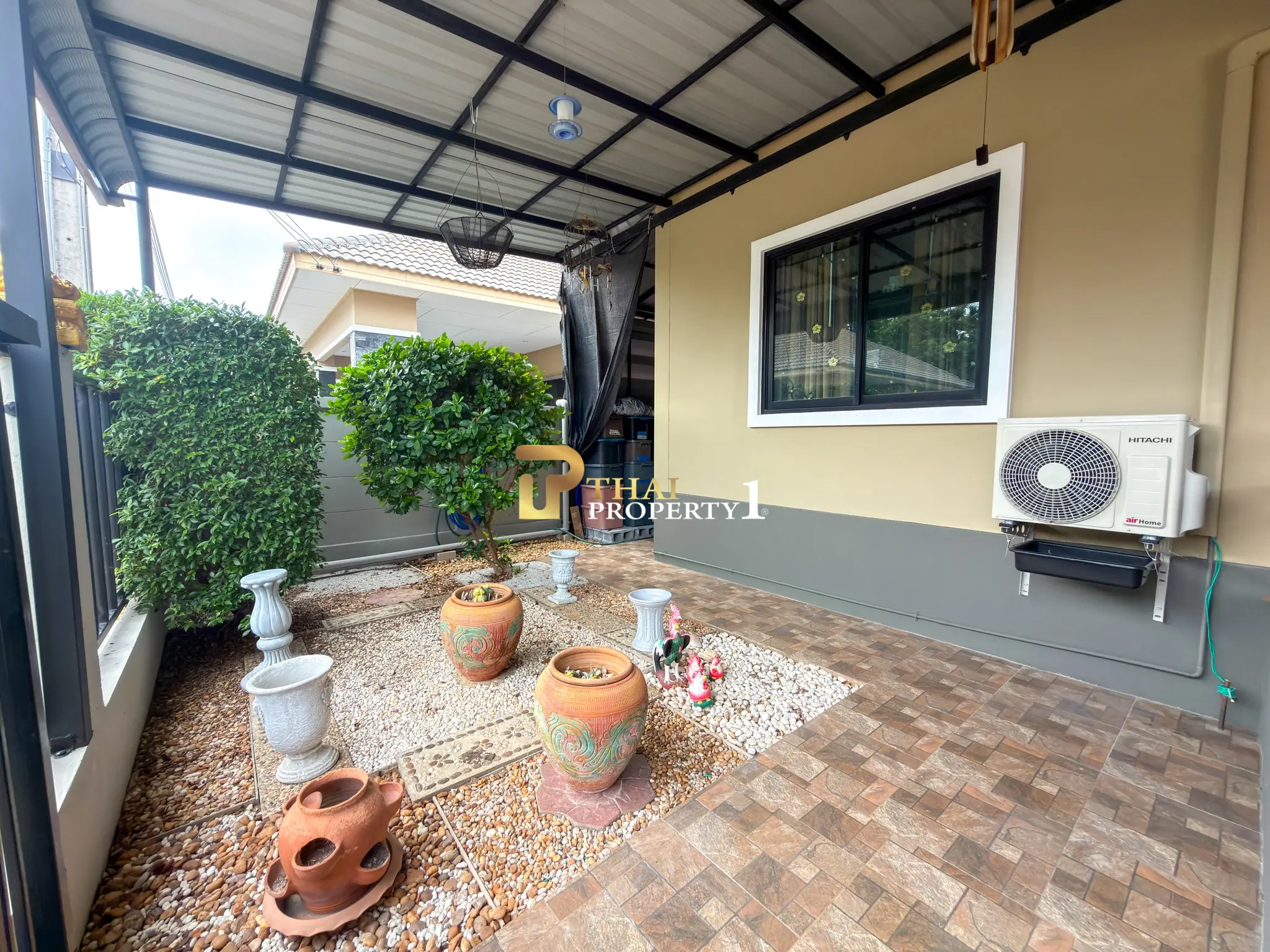Hilltop Detached House for Sale near Bang Saray Beach, Navy House 41, No Flood, Ready to Move In