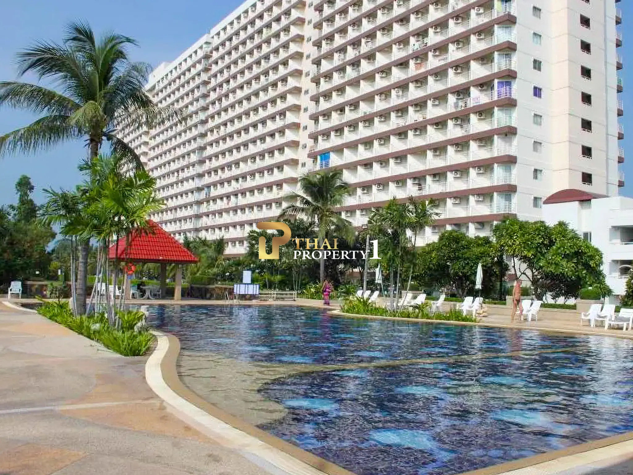 Studio Condo with City View for Sale – Jomtien Beach Condominium, Near Jomtien Beach