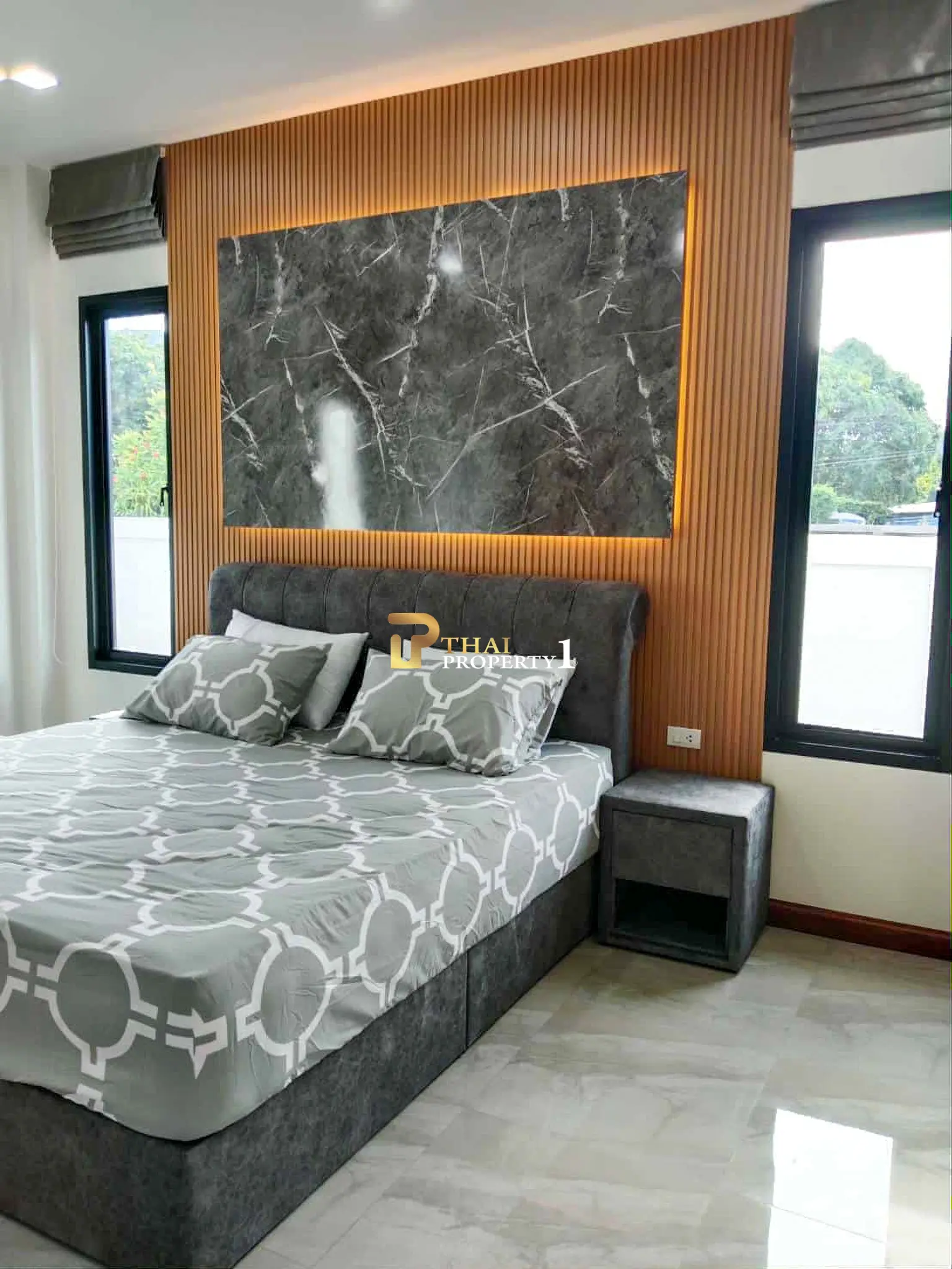 New Pool Villa 3 Bedroom For Sale - Near Mountain and Bangsaray Beach