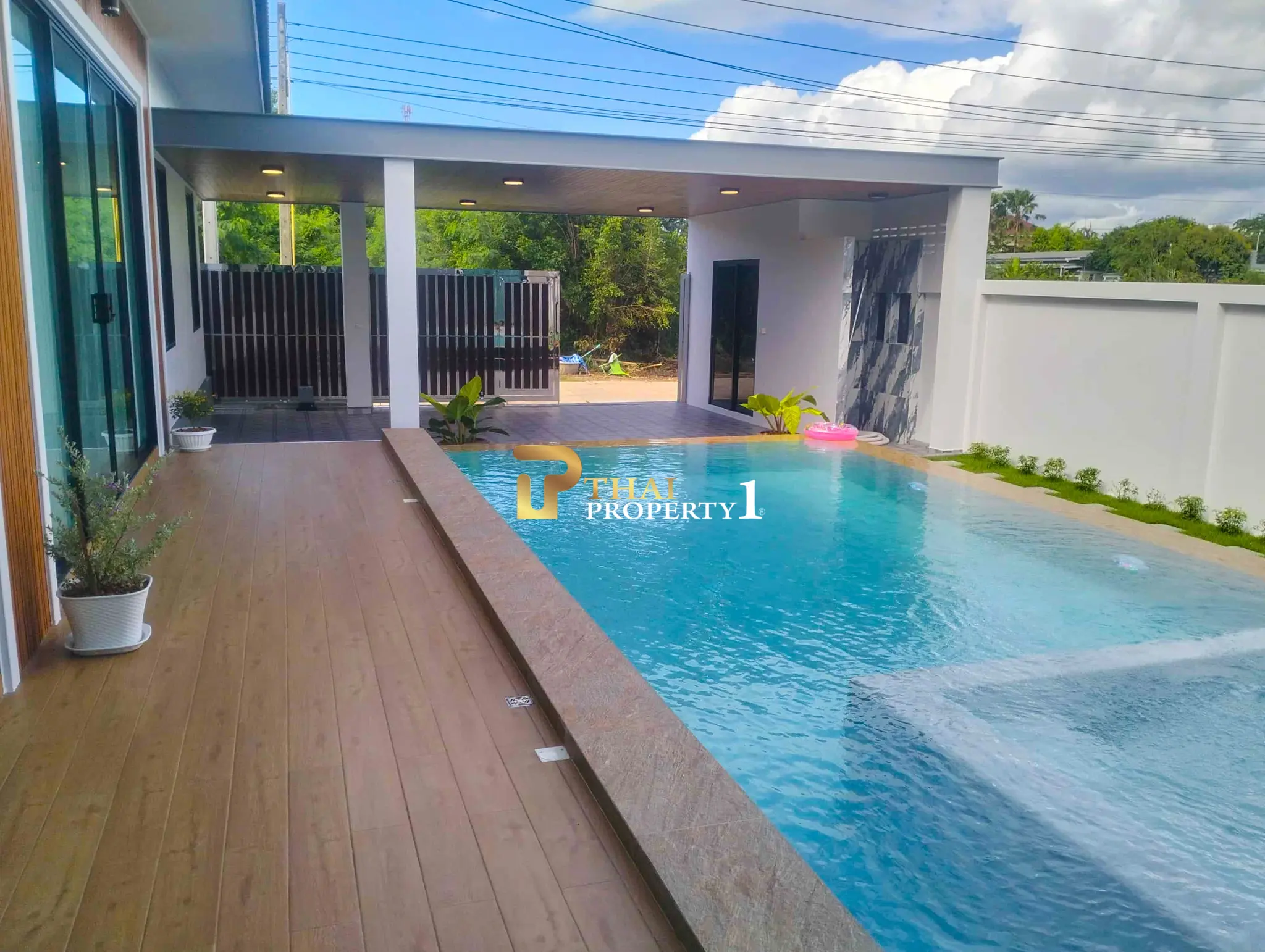 New Pool Villa 3 Bedroom For Sale - Near Mountain and Bangsaray Beach