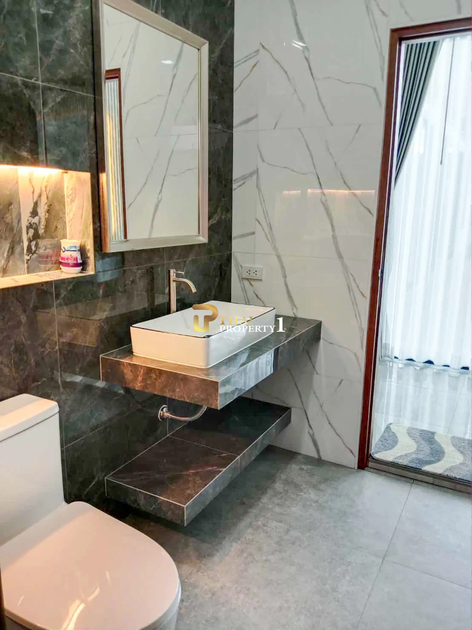 New Pool Villa 3 Bedroom For Sale - Near Mountain and Bangsaray Beach