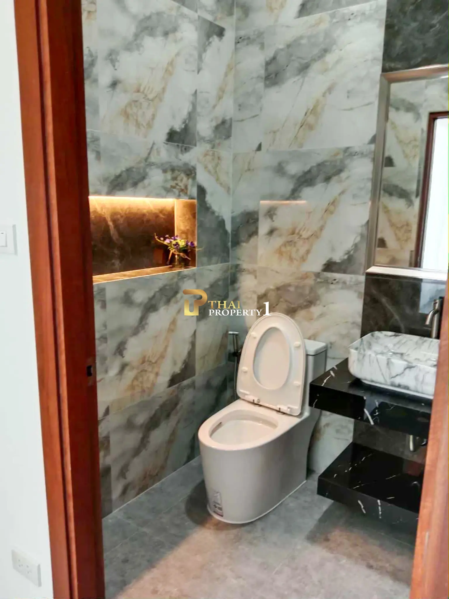 New Pool Villa 3 Bedroom For Sale - Near Mountain and Bangsaray Beach