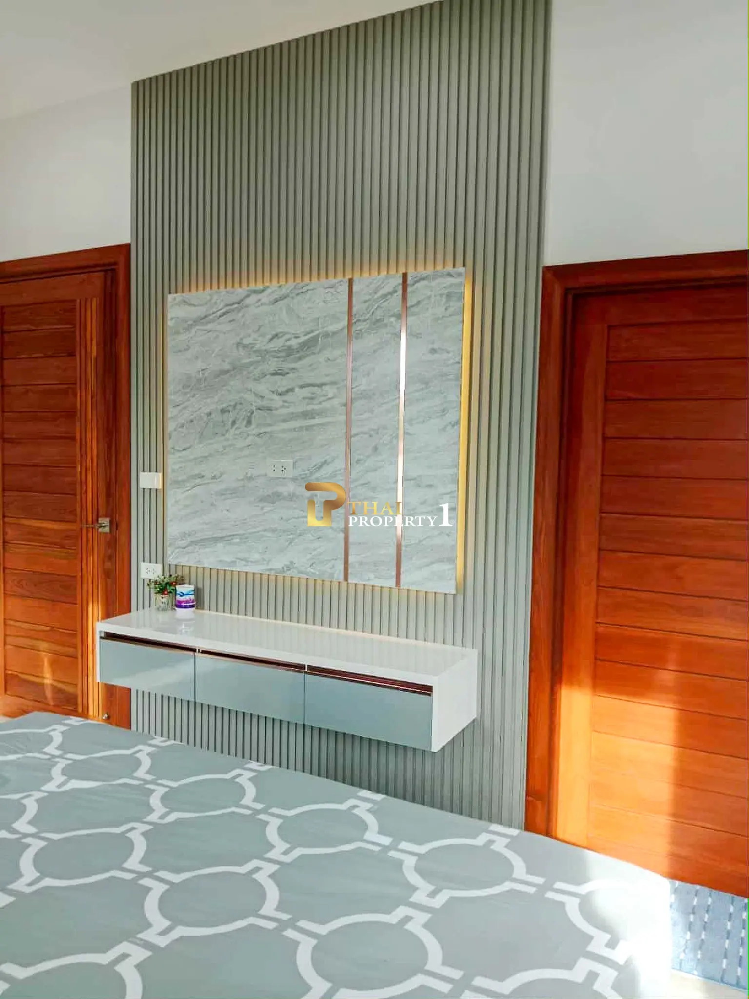 New Pool Villa 3 Bedroom For Sale - Near Mountain and Bangsaray Beach