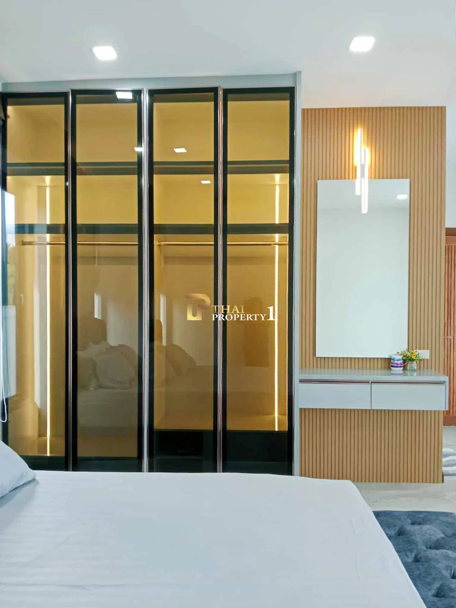 New Pool Villa 3 Bedroom For Sale - Near Mountain and Bangsaray Beach