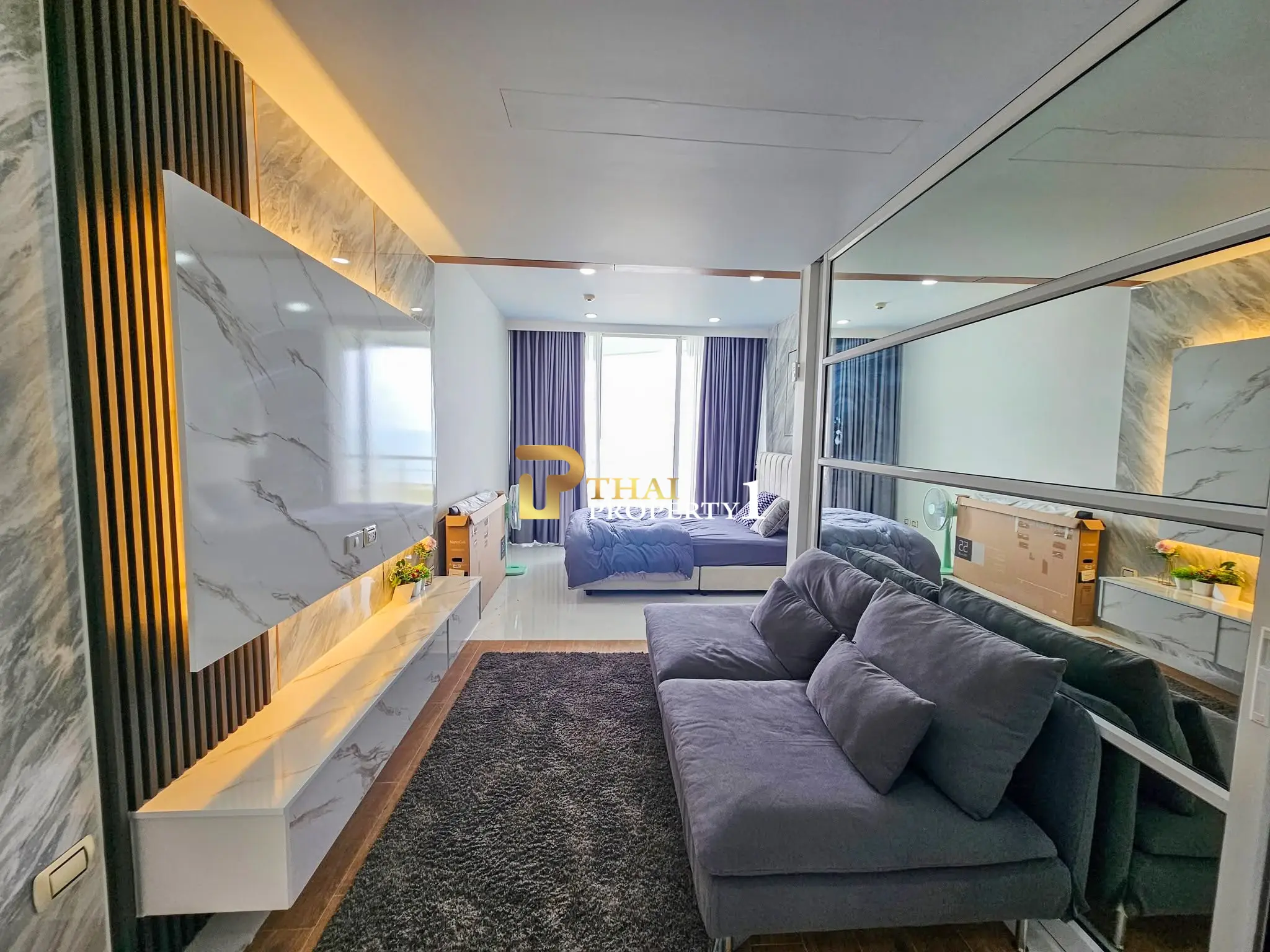 Sea View Studio – Quiet Atmosphere at Pure Sunset Beach Condo, Na Jomtien