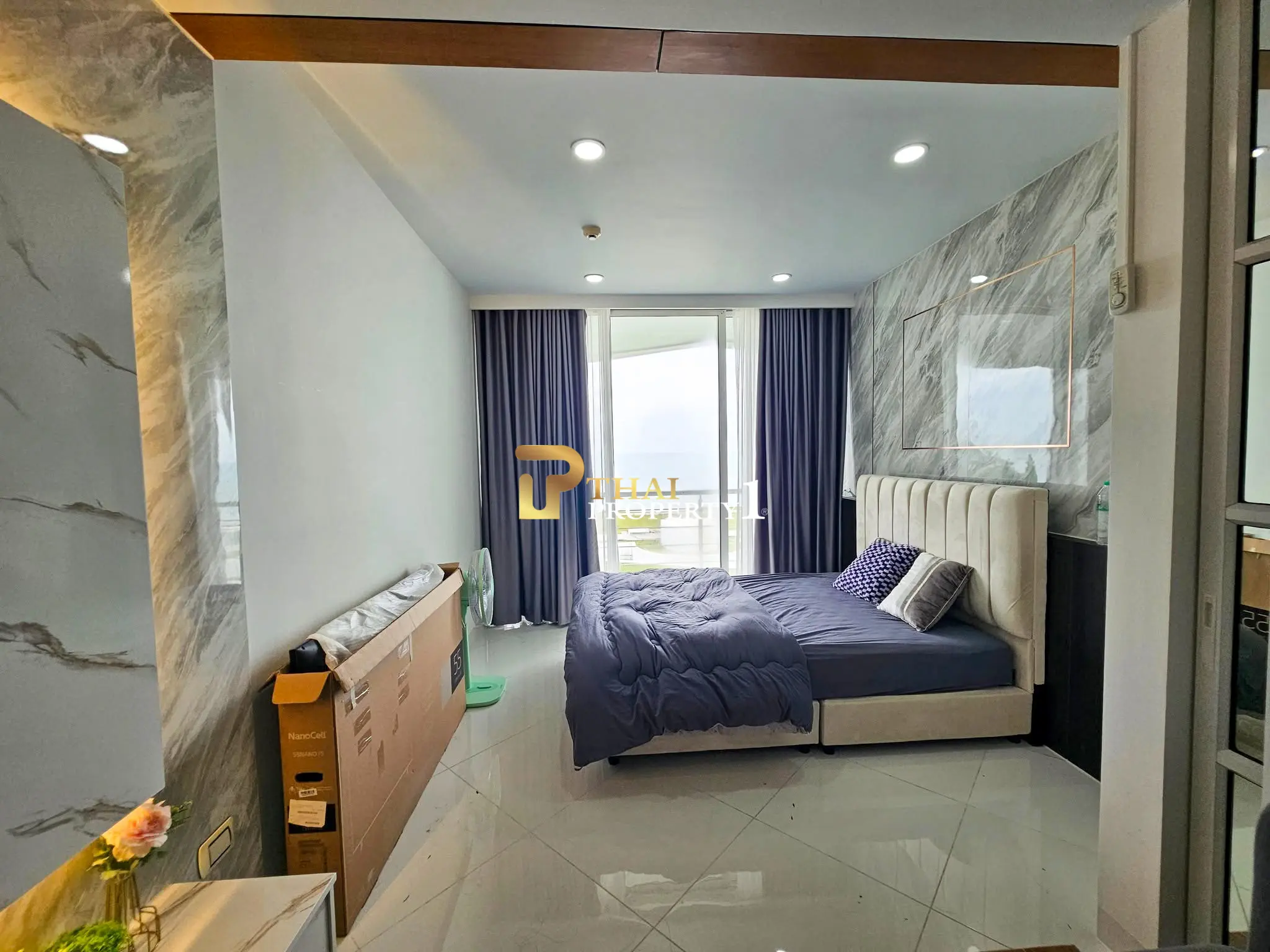 Sea View Studio – Quiet Atmosphere at Pure Sunset Beach Condo, Na Jomtien