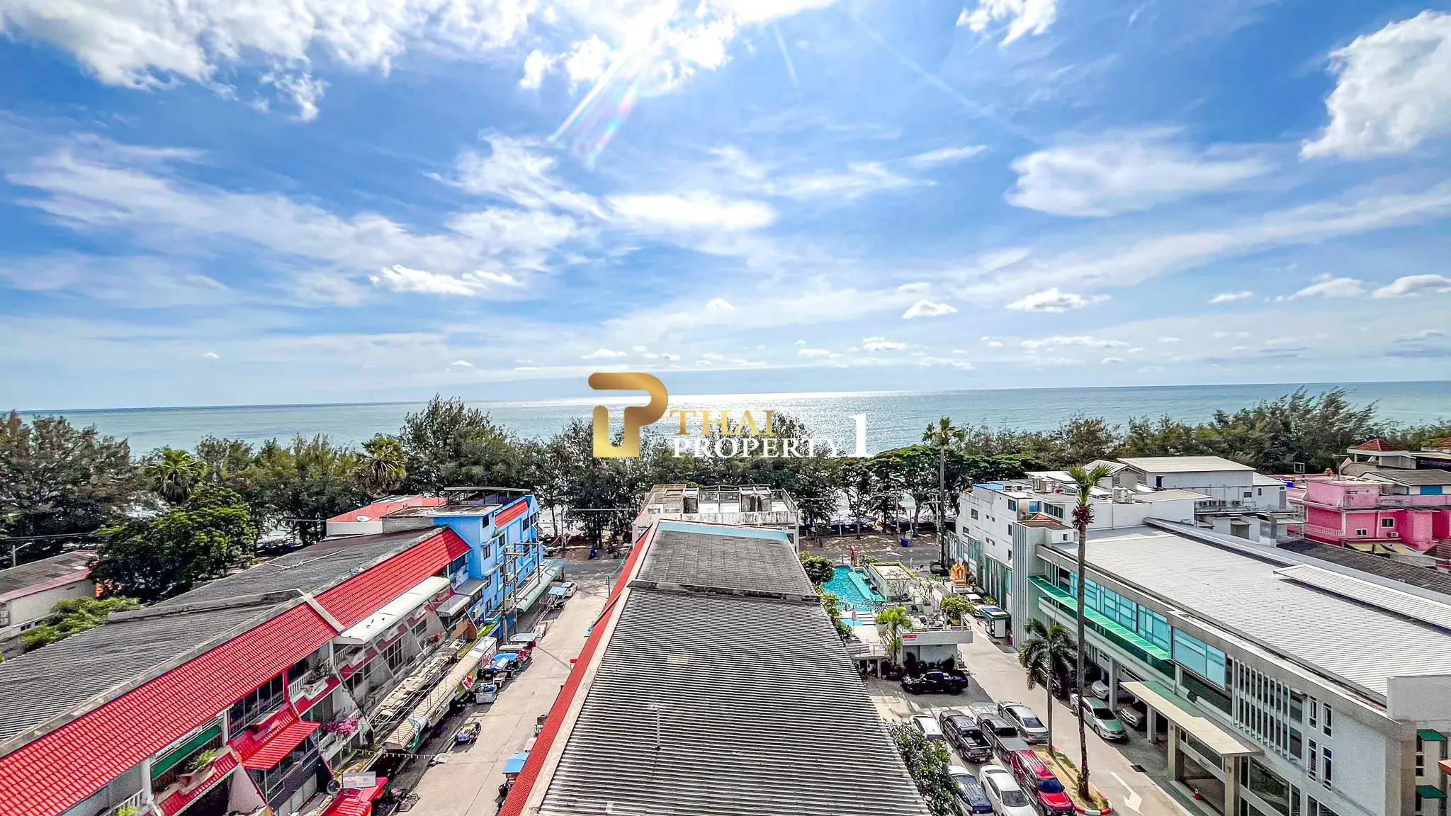 Cattareya Condotel, Cha-Am Beach — Stunnig Sea View Condo for Sale