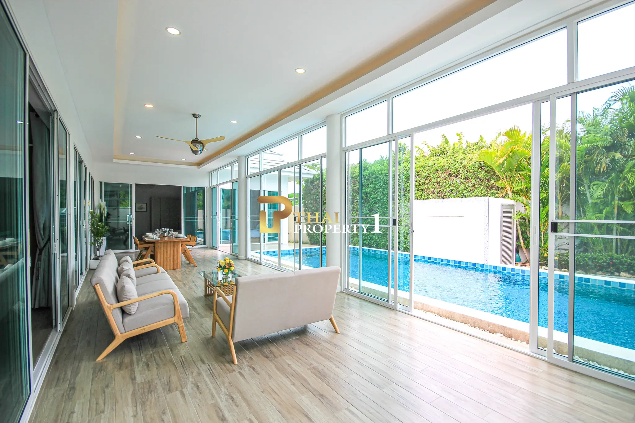 Contemporary 3-Bedroom Pool Villa for Sale in Pranburi