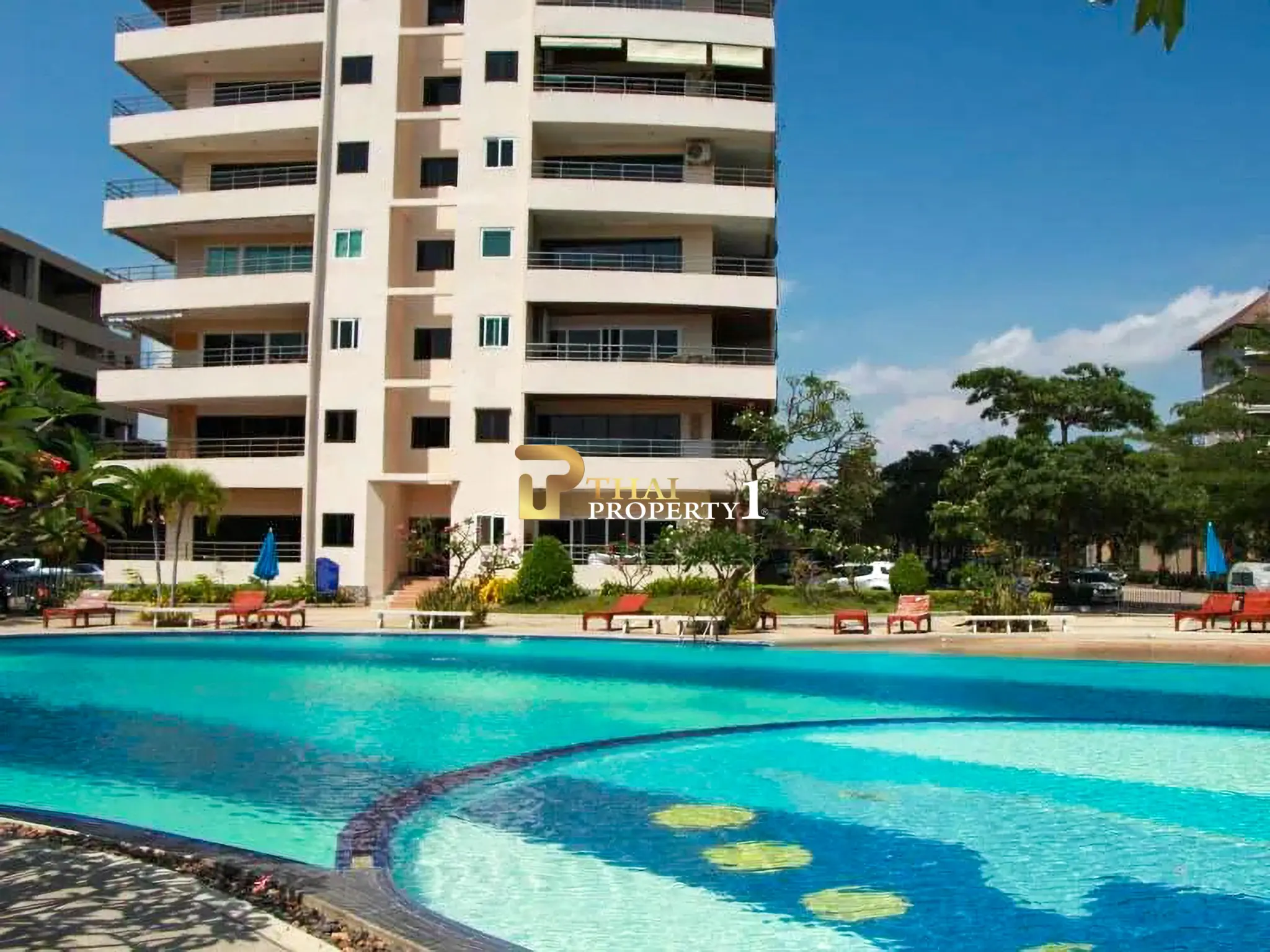 Leilighet med sjøutsikt – View Talay 3A Pratumnak, Pattaya Hjørneleilighet, romslig og fullt møblert