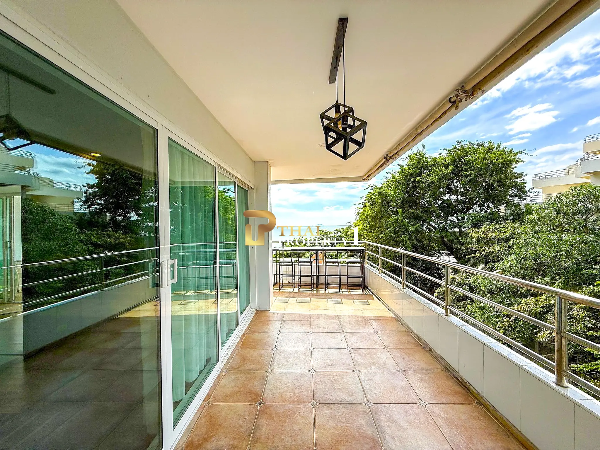 Leilighet med sjøutsikt – View Talay 3A Pratumnak, Pattaya Hjørneleilighet, romslig og fullt møblert