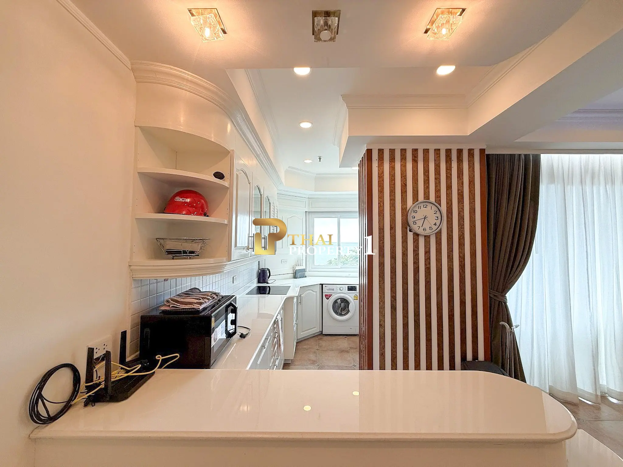 Leilighet med sjøutsikt – View Talay 3A Pratumnak, Pattaya Hjørneleilighet, romslig og fullt møblert