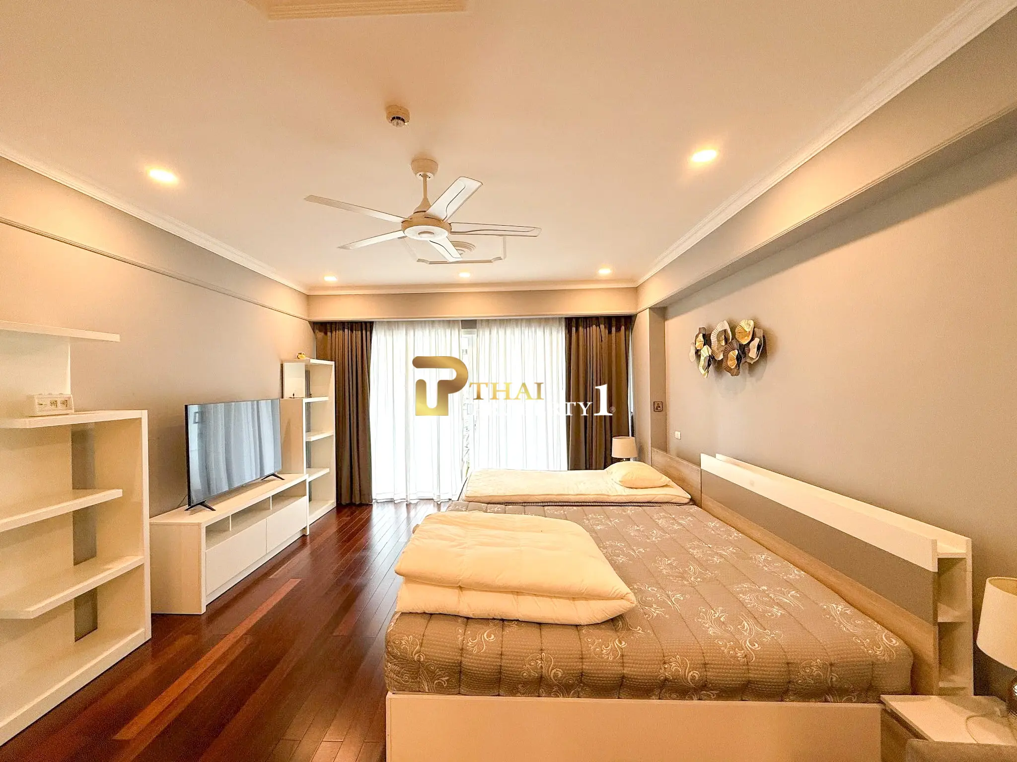 Leilighet med sjøutsikt – View Talay 3A Pratumnak, Pattaya Hjørneleilighet, romslig og fullt møblert