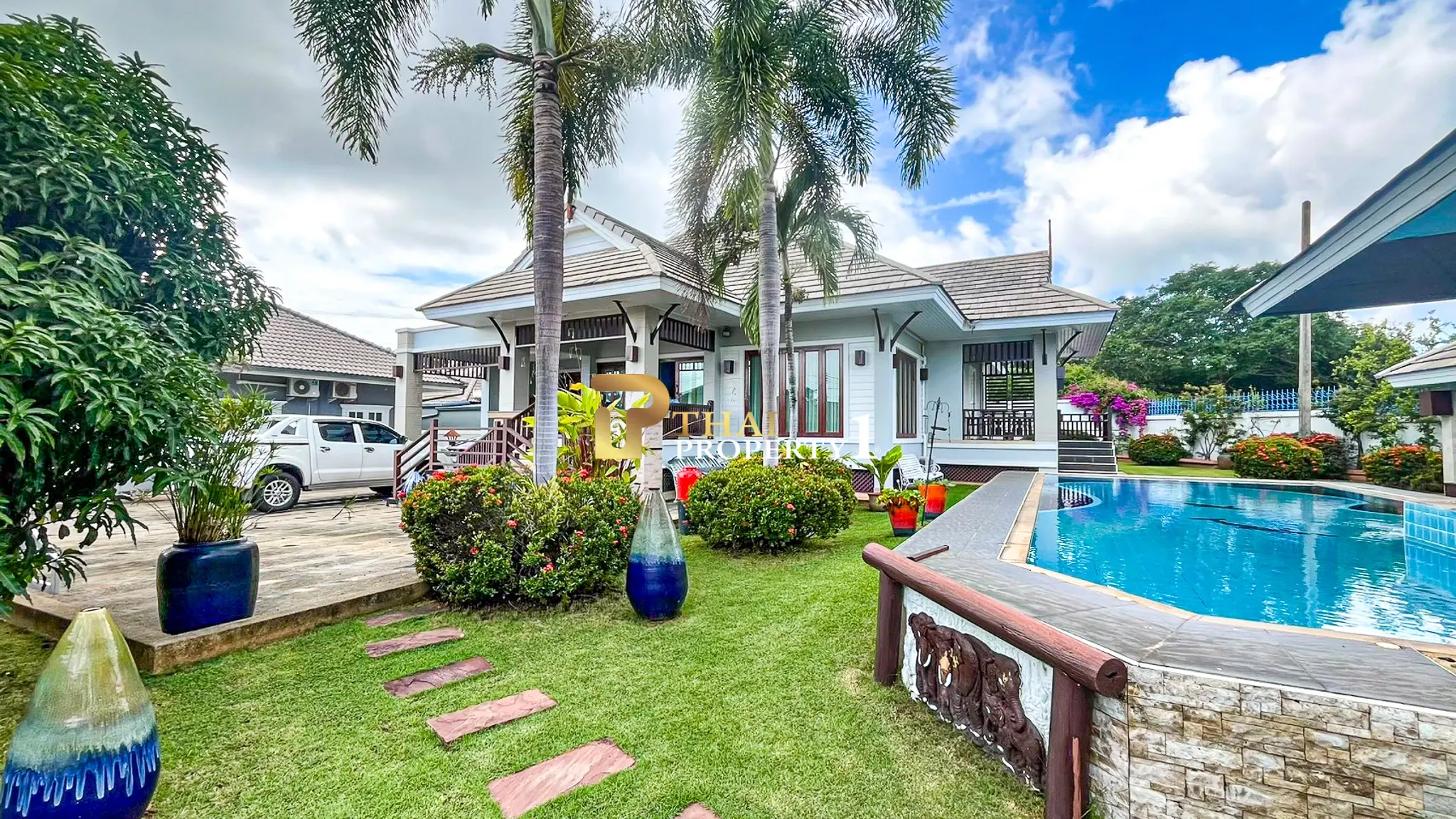 Elegant Tropical Pool Villa in Tippawan 5 Village, Hua Hin