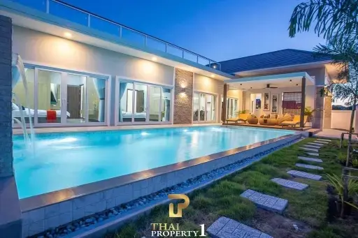 Luxury New 3 Bedroom Pool Villa For Sale - Soi Hua Hin 102