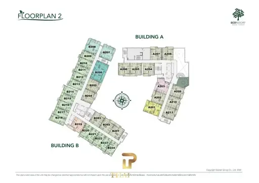 SALE Eco Resort Bangsaray - New Modern 1 Bed Condo Off-Plan