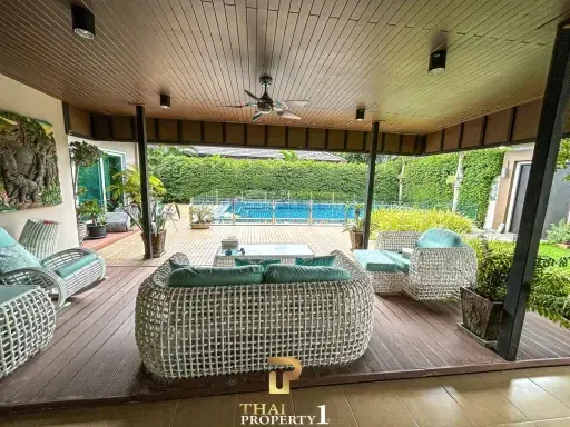 Charming Corner 3 Bed Pool Villa For Sale - Baan Pattaya 5