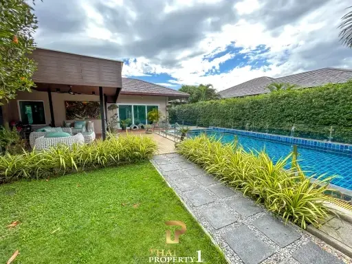 Charming Corner 3 Bed Pool Villa For Sale - Baan Pattaya 5