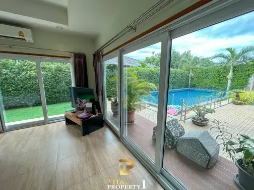 Charming Corner 3 Bed Pool Villa For Sale - Baan Pattaya 5