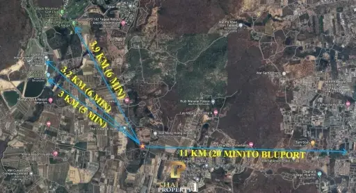 1 Rai 2 Ngan Land For Sale - Black Mountain Area Hua Hin