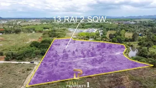 Perfect Development Land - 13 Rai For Sale - Hin Lek Fai, Hua Hin