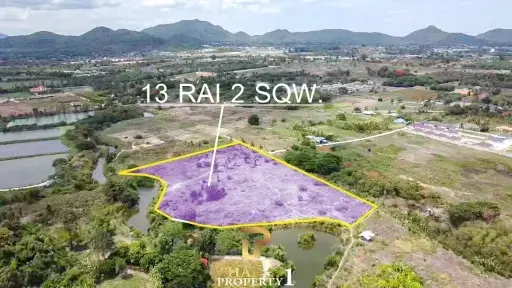 Perfect Development Land - 13 Rai For Sale - Hin Lek Fai, Hua Hin