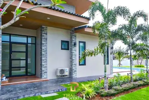 Modern 3 Bedroom Pool Villa On Large Plot Of Land - Anchan Garden Hua Hin