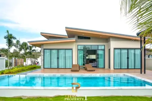 Modern 3 Bedroom Pool Villa On Large Plot Of Land - Anchan Garden Hua Hin