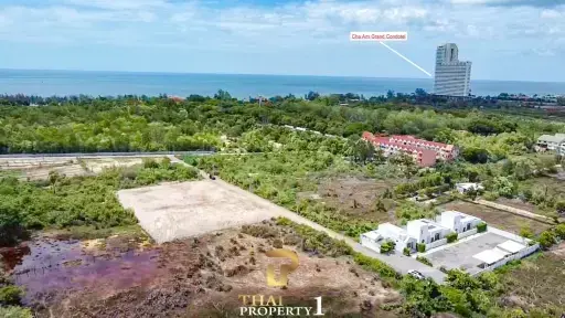 2 Rai 95 Sq.Wah  Flat Land For Sale - Cha Am