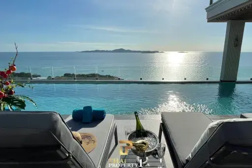 Finest Luxury In Pattaya - One Bedroom Sea View Unit At Elysium Residences