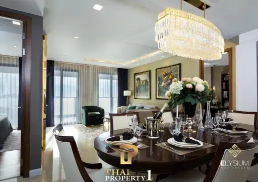 Finest Luxury In Pattaya - Top Floor 2 Bedroom Sea View Unit At Elysium Residences