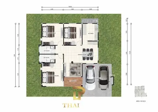 Brand New Single-Storey House - Baan Sritara Hua Hin Soi 112