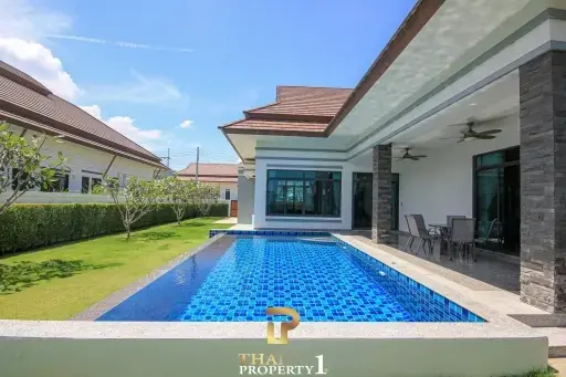 Top Quality New Bali Style 3 Bedroom Pool Villa For Sale - Hua Hin/Cha Am