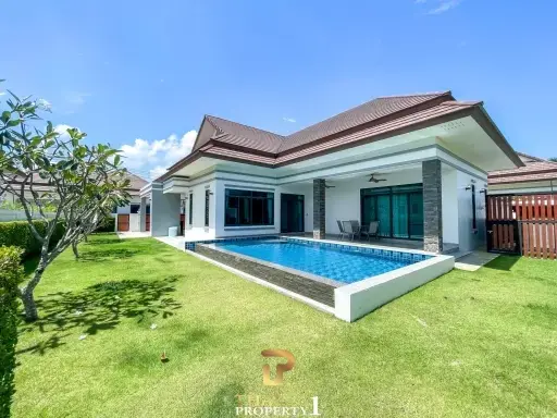 Top Quality New Bali Style 3 Bedroom Pool Villa For Sale - Hua Hin/Cha Am