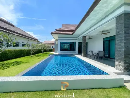 Top Quality New Bali Style 3 Bedroom Pool Villa For Sale - Hua Hin/Cha Am