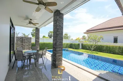 Top Quality New Bali Style 3 Bedroom Pool Villa For Sale - Hua Hin/Cha Am