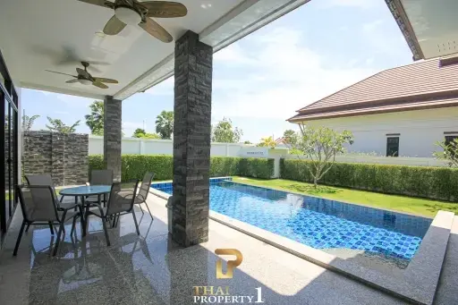 Top Quality New Bali Style 3 Bedroom Pool Villa For Sale - Hua Hin/Cha Am