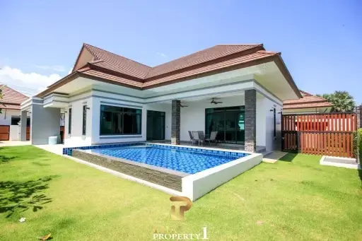 Top Quality New Bali Style 3 Bedroom Pool Villa For Sale - Hua Hin/Cha Am