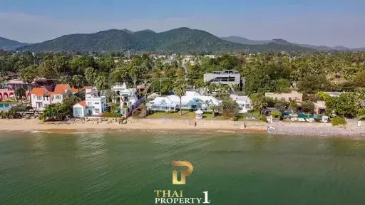 40 Meter Beach Front Villa On Almost 1 Rai Land At Pak Nam Pran - Pranburi