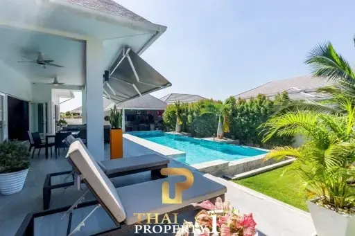 Modern High Quality 4 Bed Pool Villa For Sale - Hua Hin Soi 70