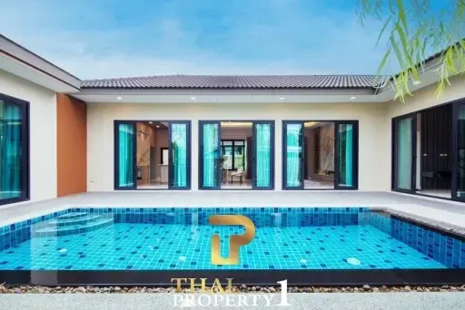 New Charming 3 Bed Pool Villa Garden Ville 8 - Huai Yai Pattaya