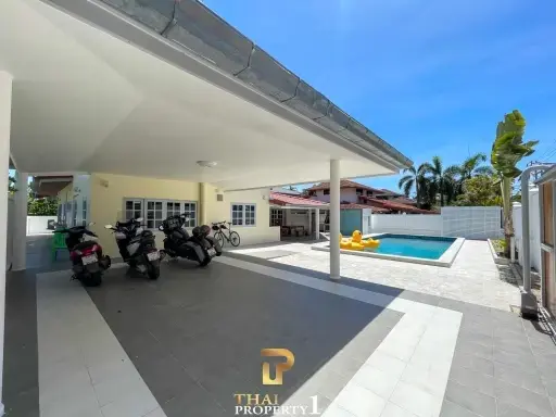 Large 4 Bedroom Pool Villa 300 Meters To Na Jomtien Beach Soi 40