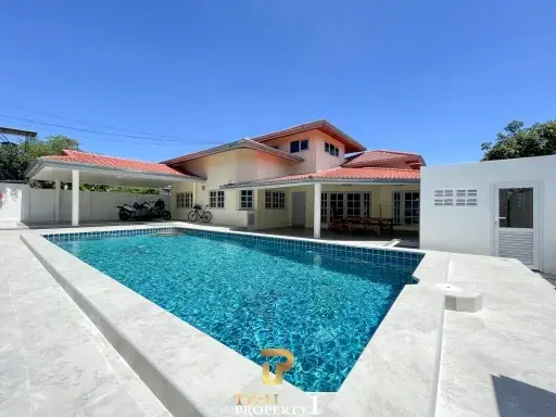 Large 4 Bedroom Pool Villa 300 Meters To Na Jomtien Beach Soi 40