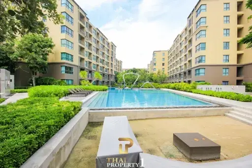 Ground Floor 40.49 Sqm. One Bed Unit At Rain Condo Cha Am