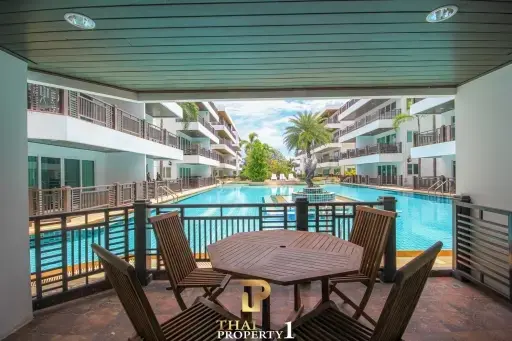 Ground Floor Pool Access 3 Bed Condo At Beach Palace Cha Am