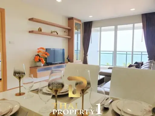 Stunning Sea View - 2 Bed Unit At Whale Marina Condo - Na Jomtien