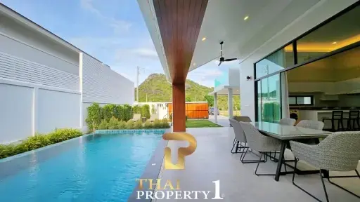 New Modern Design 3 Bedroom Pool Villa With Mountain-Views - Hua Hin