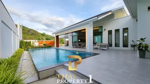 New Modern Design 3 Bedroom Pool Villa With Mountain-Views - Hua Hin